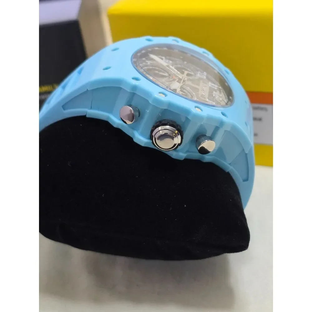Invicta Racing Vaulthan 69674 Men's Chronograph Watch Blue Silicone